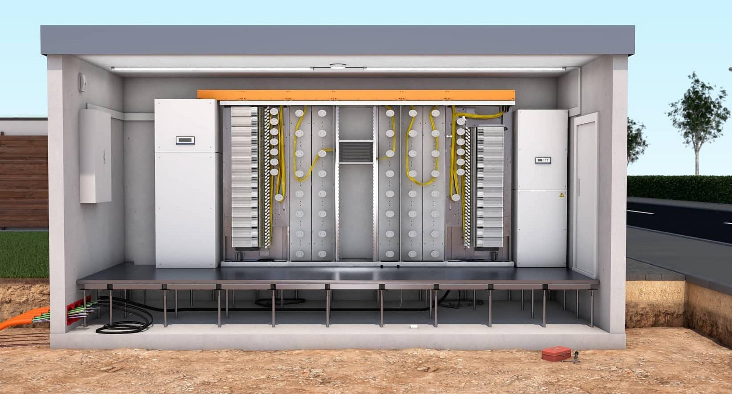 Schema Ausbau POP-Gebäude wie es an der GHM steht