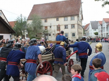 Historischer Dorfbrand - Dorffest 3. Juli 2011