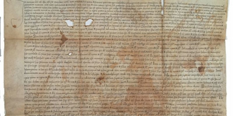 Stiftungsbrief aus dem Jahr 861